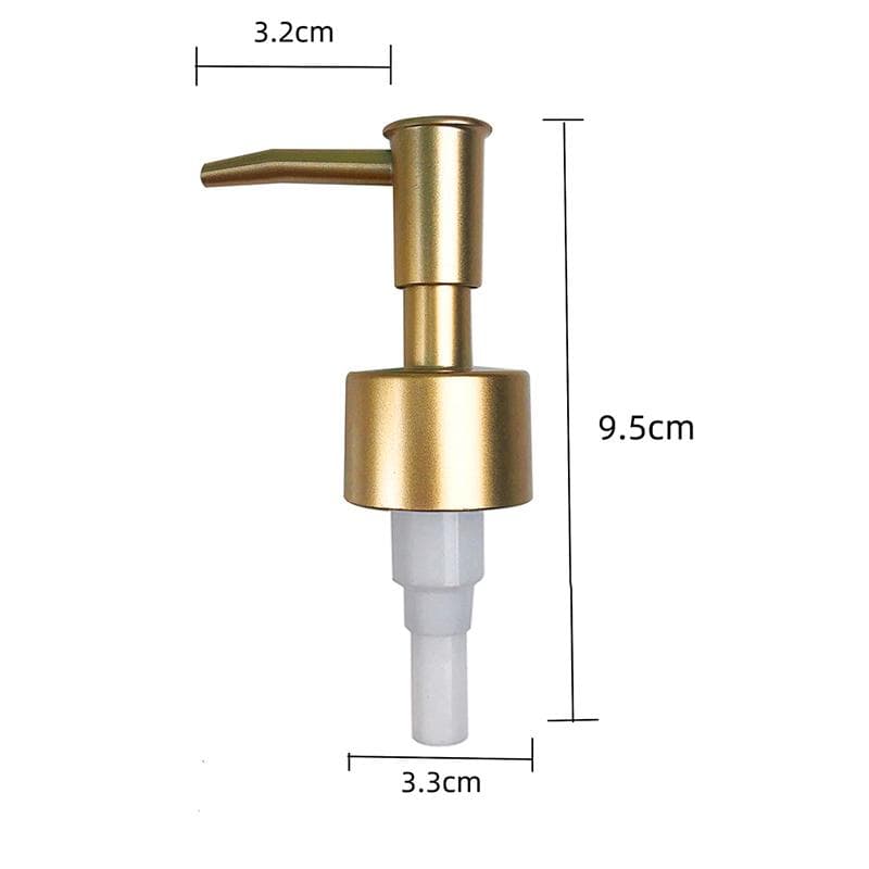 Diy Soap Pump Liquid Lotion Dispenser Replacement Head Jar Tube 28 Thread Standard Pump Cap Cap Liquid Soap Dispenser Matte gold