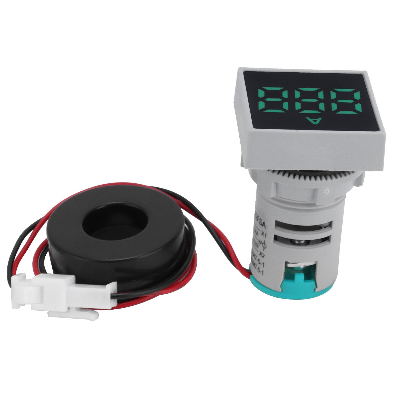 Digital Current Meter Matte Panel Ammeter Signal Indicator Light AC 220V AD16?22FSA