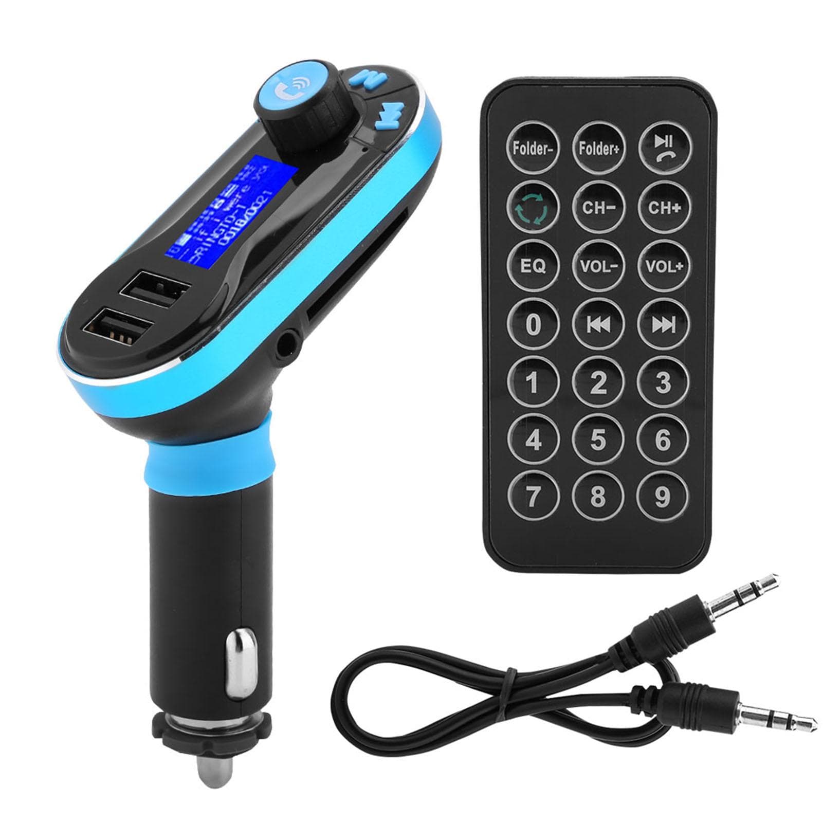 Wireless Car Dual USB Port Bluetooth MP3 FM Transmitter Radio Car Kit