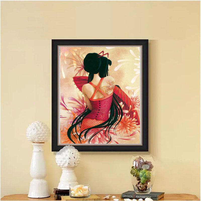 5D DIY diamond Painting full round drill embroidery Girl Diamond Mosaic Cross Stitch Home Decor 20X30CM