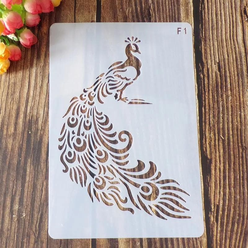 Leaves DIY Layering Stencils Wall Painting Scrapbook Coloring Embossing Album Decorative Card Template