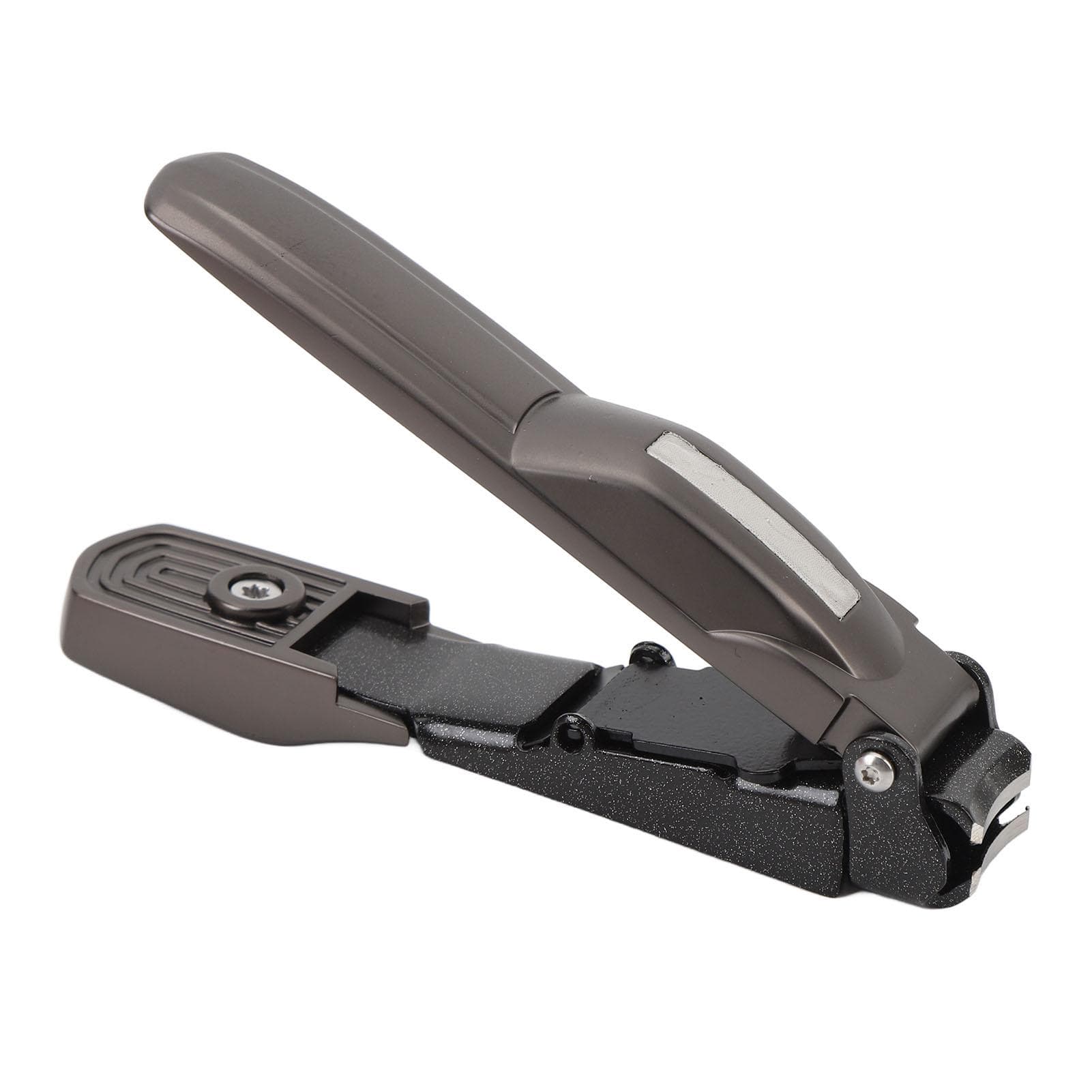 Nail Clipper with Catcher Stainless Steel Large Arc Opening Fingernail Toenail Clipper