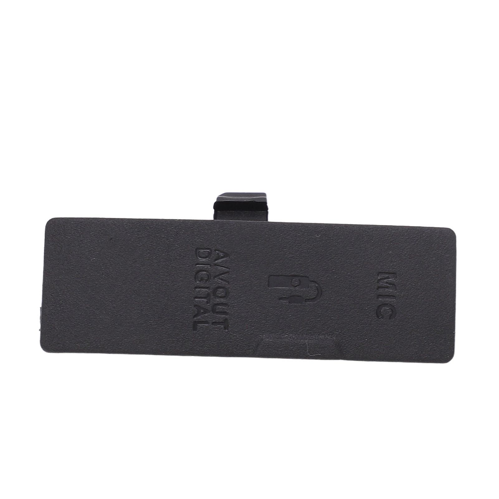 Camera USB Door Cover Black DC in Video Out Interface Protection Rubber Bottom Cover for 550D