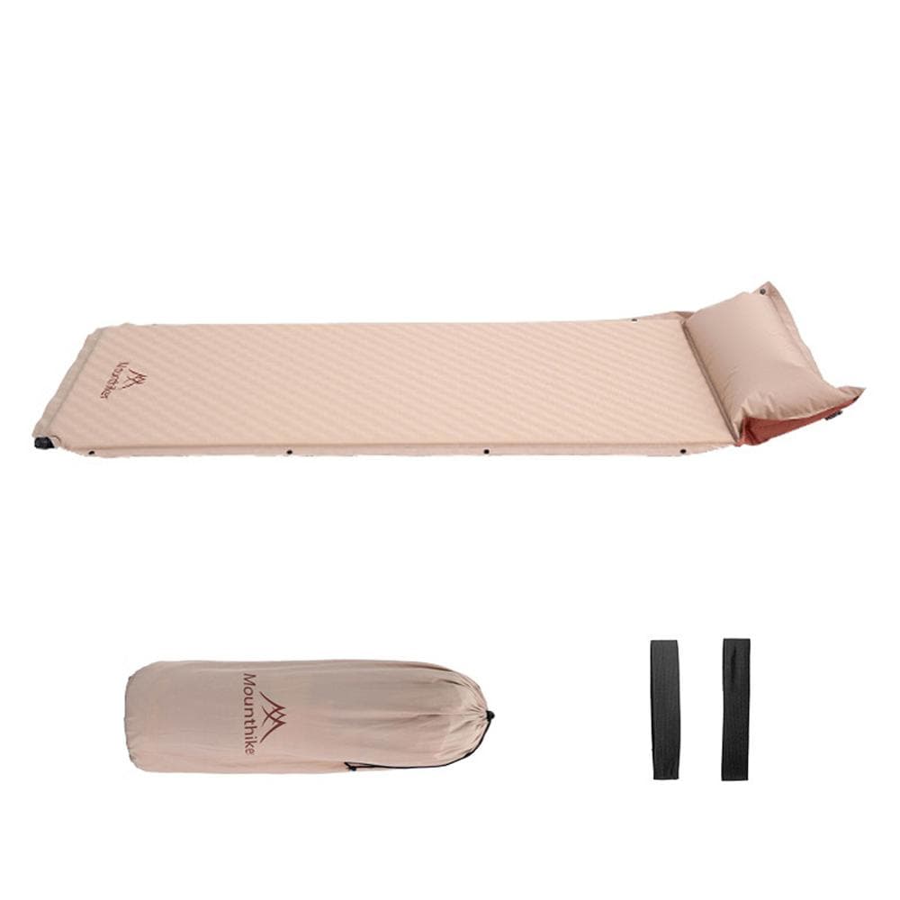 Splicable Camping Sleeping Pad Ultralight Inflatable Mattress Portable Self-inflating Travel Mat 30mm thickness 1P multicolour