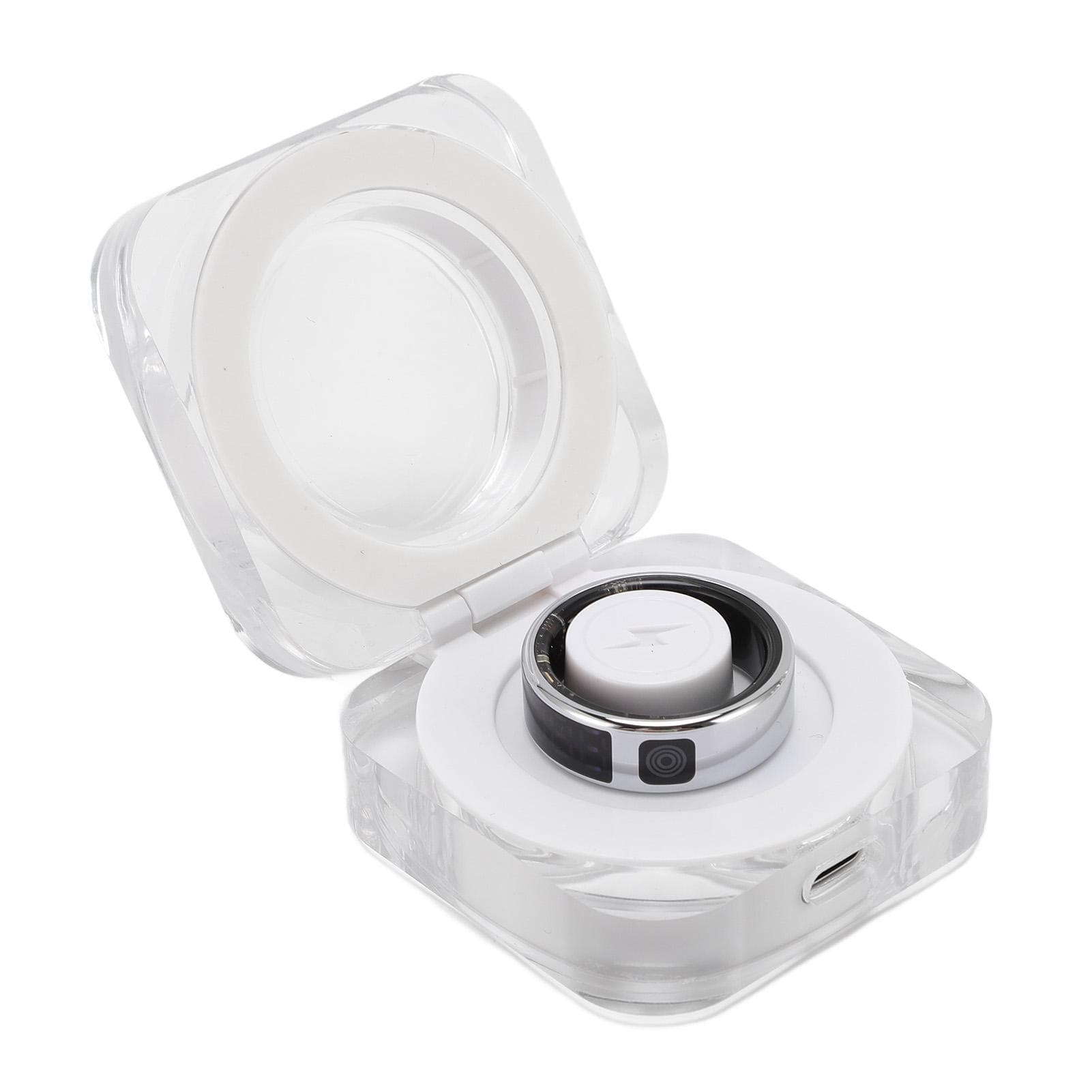Smart Ring Multifunctional Touch Screen IP68 Water Proof Wearable Fitness Ring for Cycling #12 Size 12