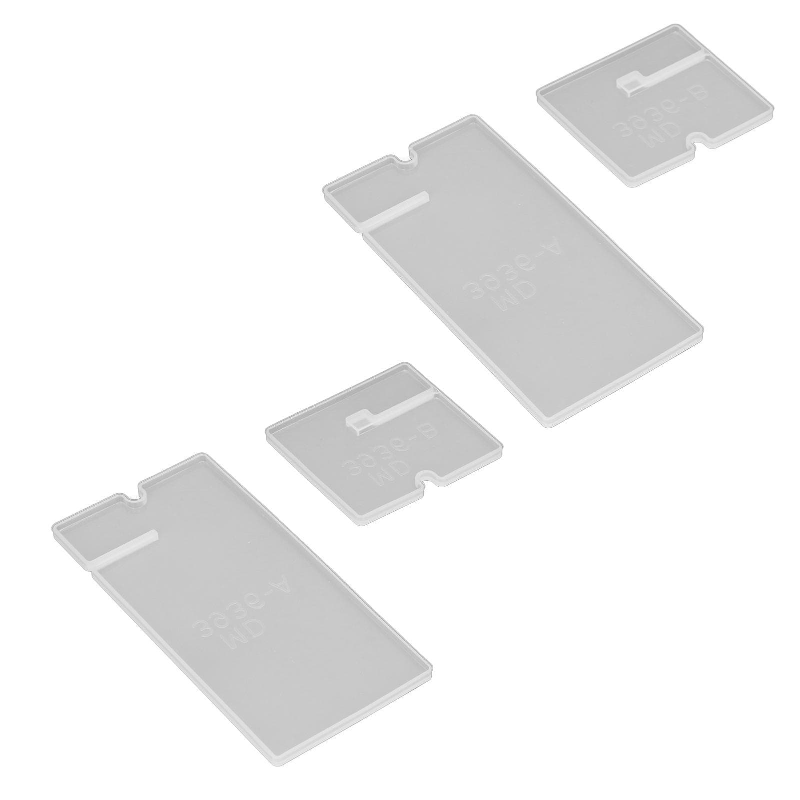 2 Sets Silicone Mold DIY Simple Mobile Phone Holder Crystal Epoxy Mold Decoration