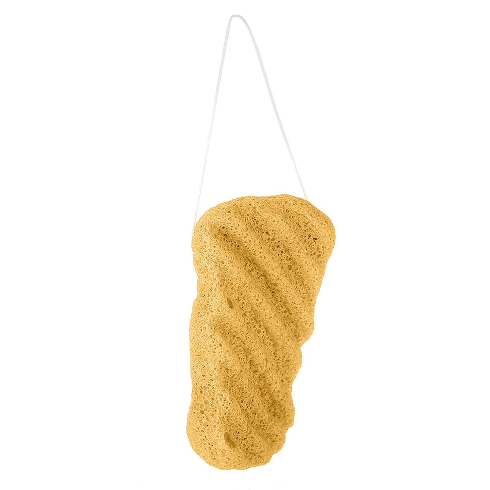 Long Wave Type Big Size Body Konjac Wash Face Flutter Natural Facial Body Care Sponges Dry 05#
