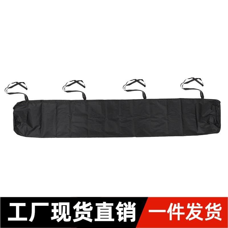 Cross-border Oxford cloth outdoor patio awning awning waterproof cover retractable shutter black