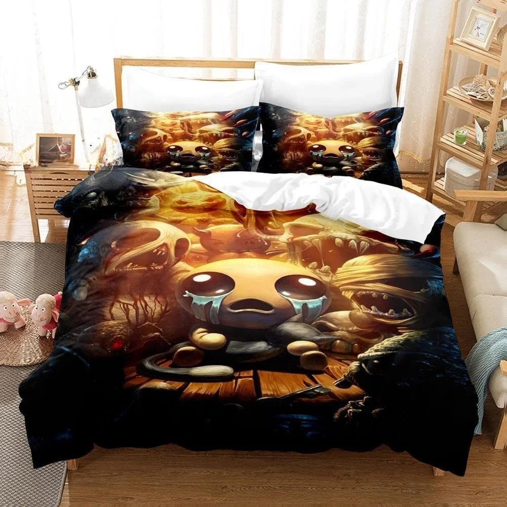 Fashion 3D Printing Game The Binding of isaac Bedding Set Single Twin Full Queen King Size Bed Set Teenager Bedroom Sheet sets 70x133cm 2pcs