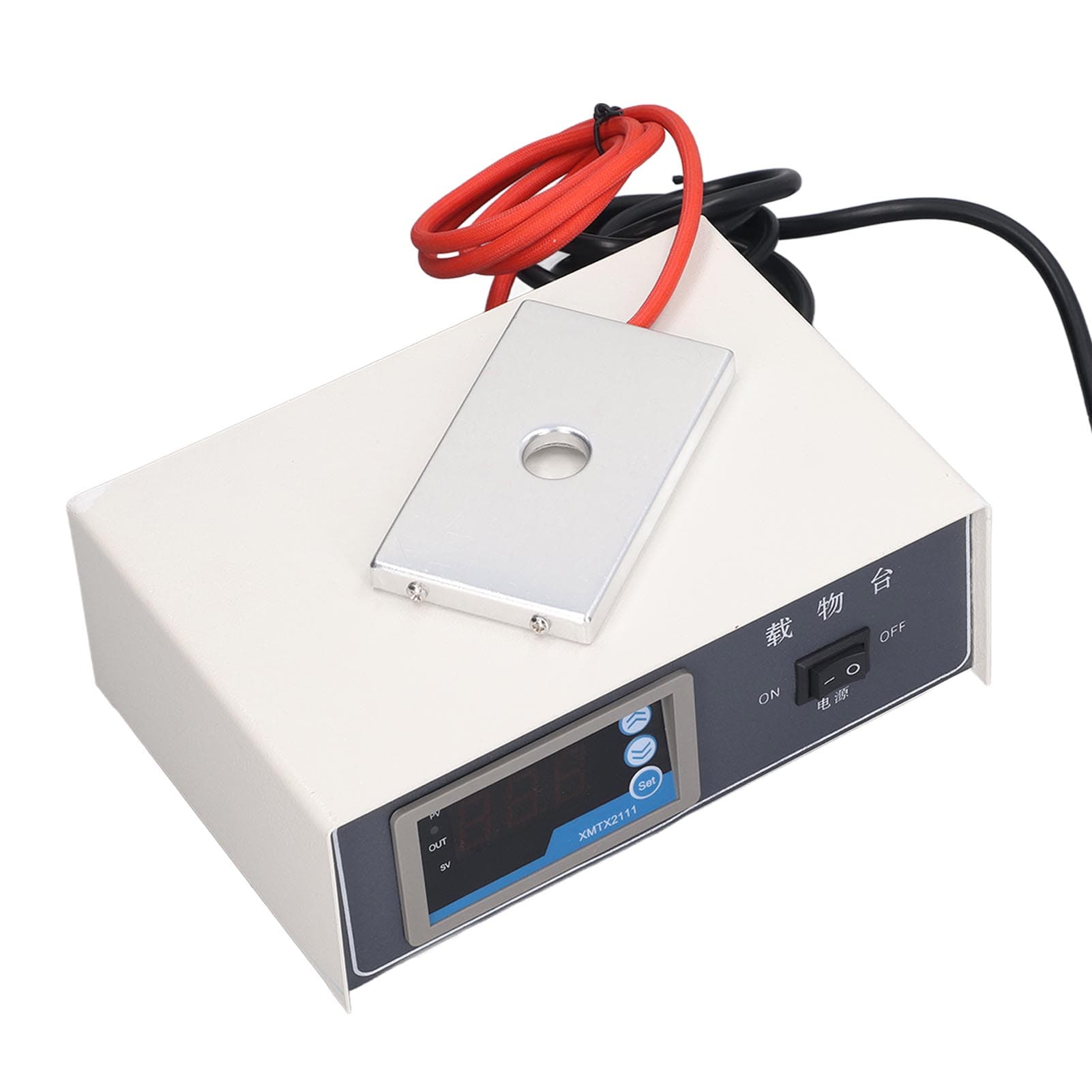 Microscope Temperature Control Stage 75W Digital Display Constant Temperature Slide Warmer