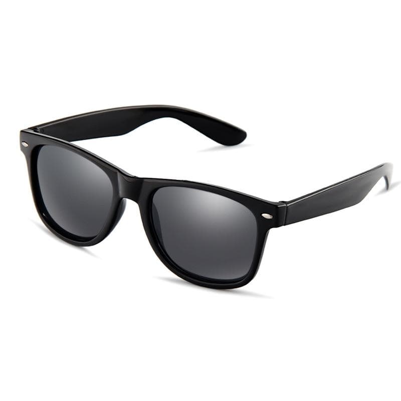 Classic Unisex Promotional Sunglasses Trendy UV Protection Cheap Stylish Eyewear Black