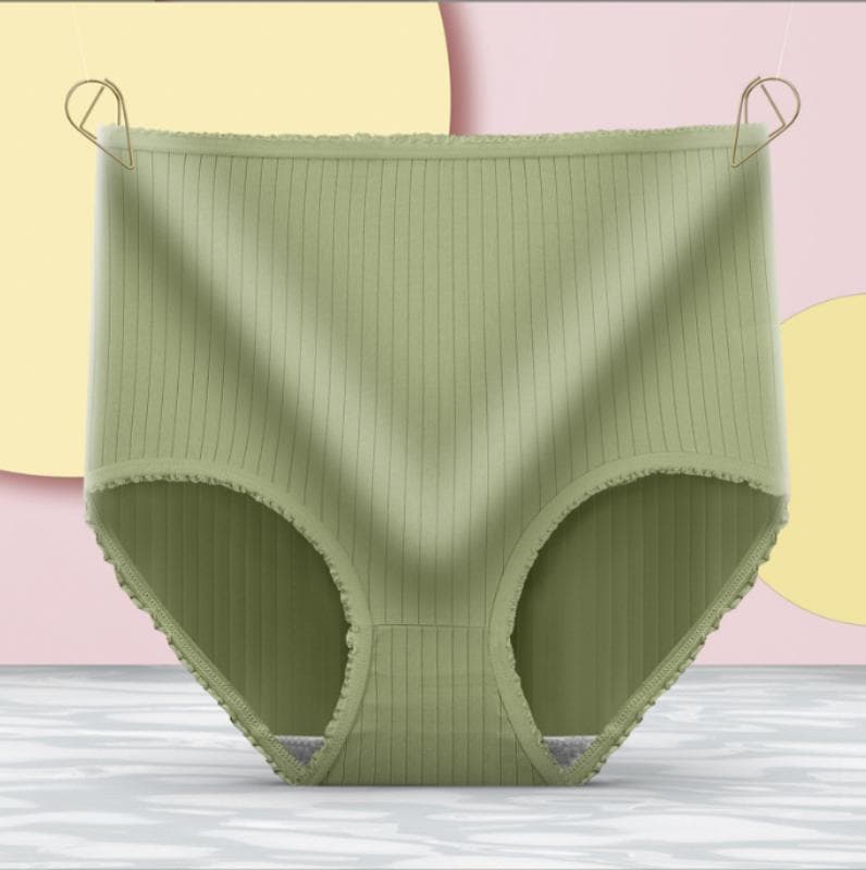 Women Sexy Seamless Panties High Waist Lingerie Underpant Ladies Woman Sexy Briefs Solid Color High Waist Breathable Underpants M