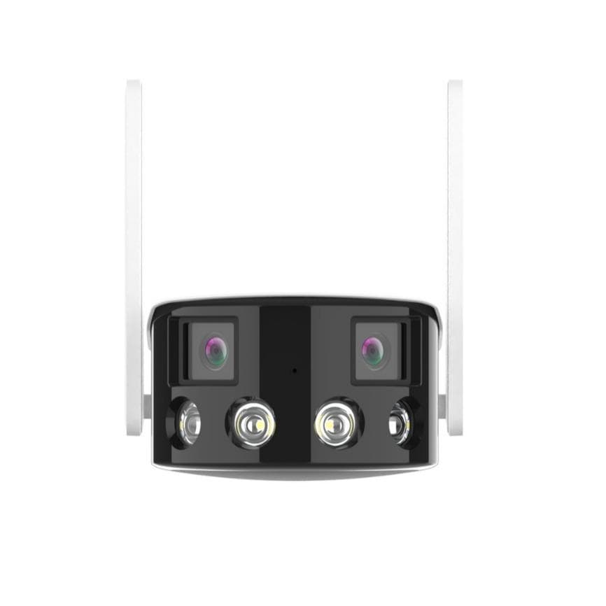 8MP 4K Dual Lens IP Camera Ultra wide angle 180° Wifi Cecurity Protection Ai Human Detect Security Outdoor Surveillance ICSEE APP 4MP Camera No Card