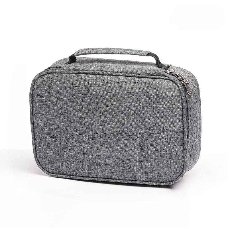 Pencil Case 72 Slots Multifunctional Large Capacity Pencil Case Pencil Pouch with Zipper Inner Pocket for Small Accessories grey