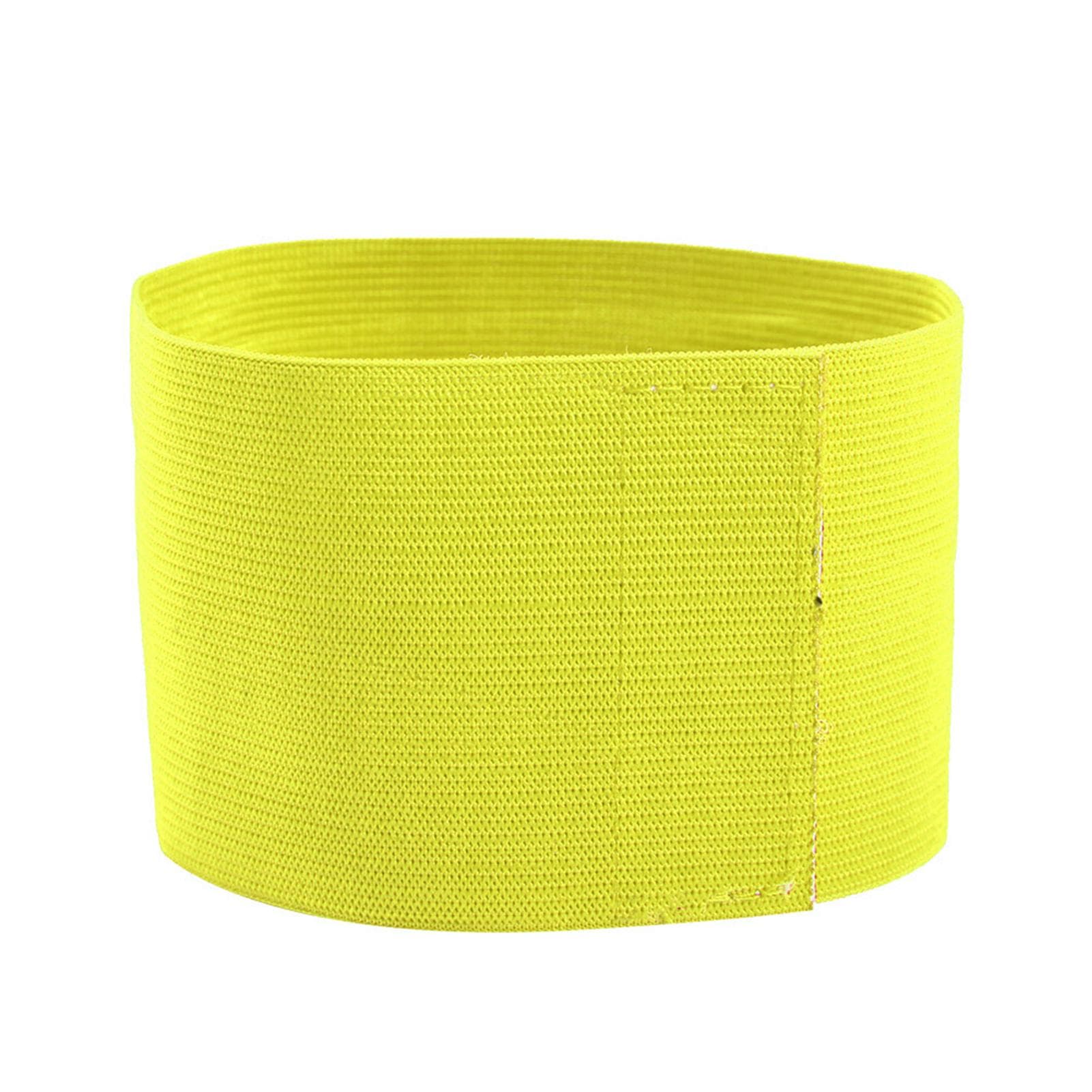 Outdoor Team Sports Groups Soccer Armbands Adjustable Player Bands yellow