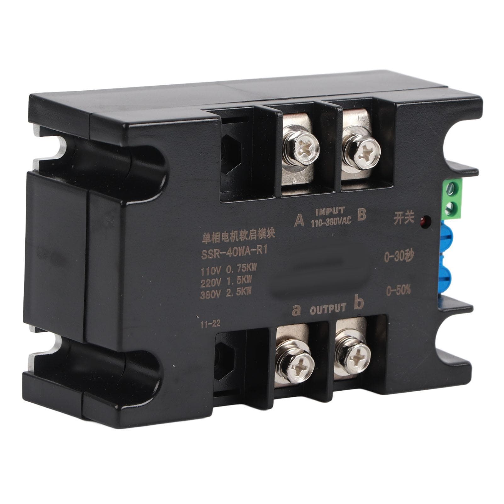 Soft Start Controller Electrical Parts Aluminum Bottom Single 2 Phase Motor Accessory(Module