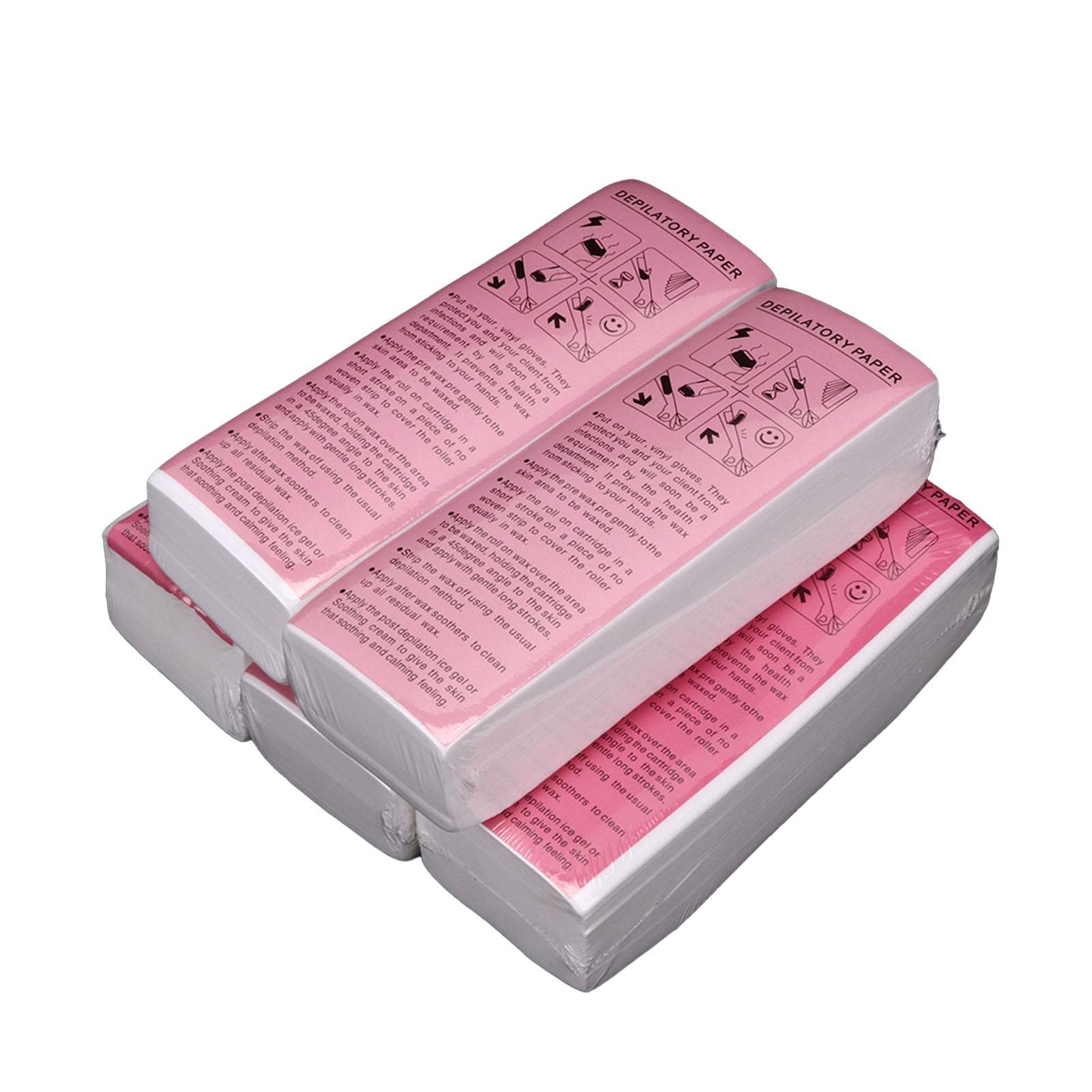500pcs Non Woven Hair Removal Wax Strips Arm Leg Armpit Body Depilatory Wax Paper
