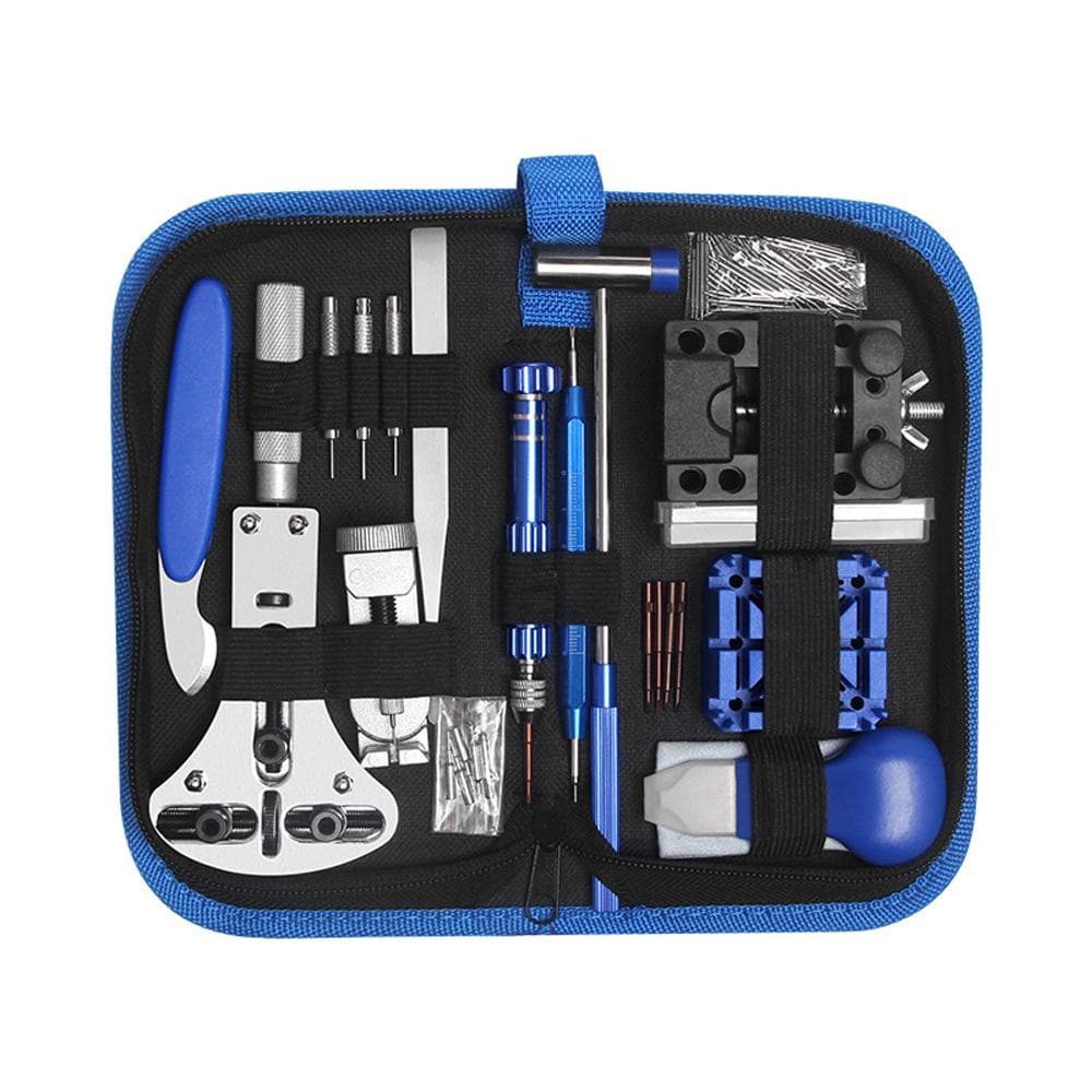 185pcs Watch Repairing Tools Set Watch Maintenance Kit Watches BackCase Opener Watch Battery Change multicolour