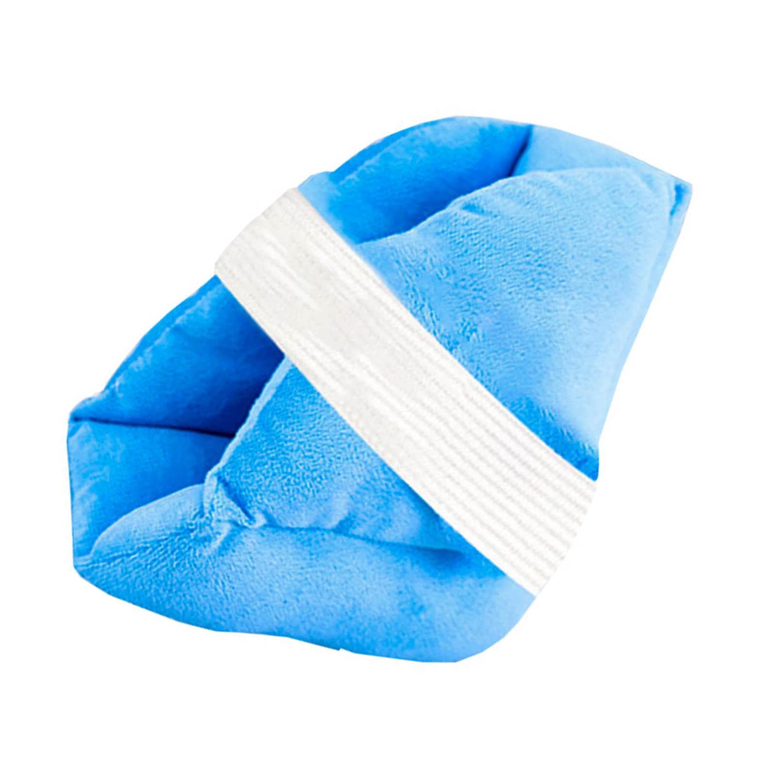 Heel Cushion Protector Pillow Blue Adjustable Relieve Pressure Heel Protector Pillow for Reducing