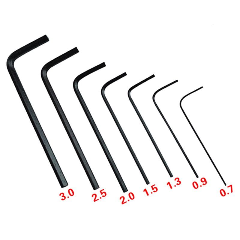 7Pcs/Lot 0.7Mm-3Mm Mini Hexagon Hex Allen Key Set Wrench Screwdriver Tool Kit