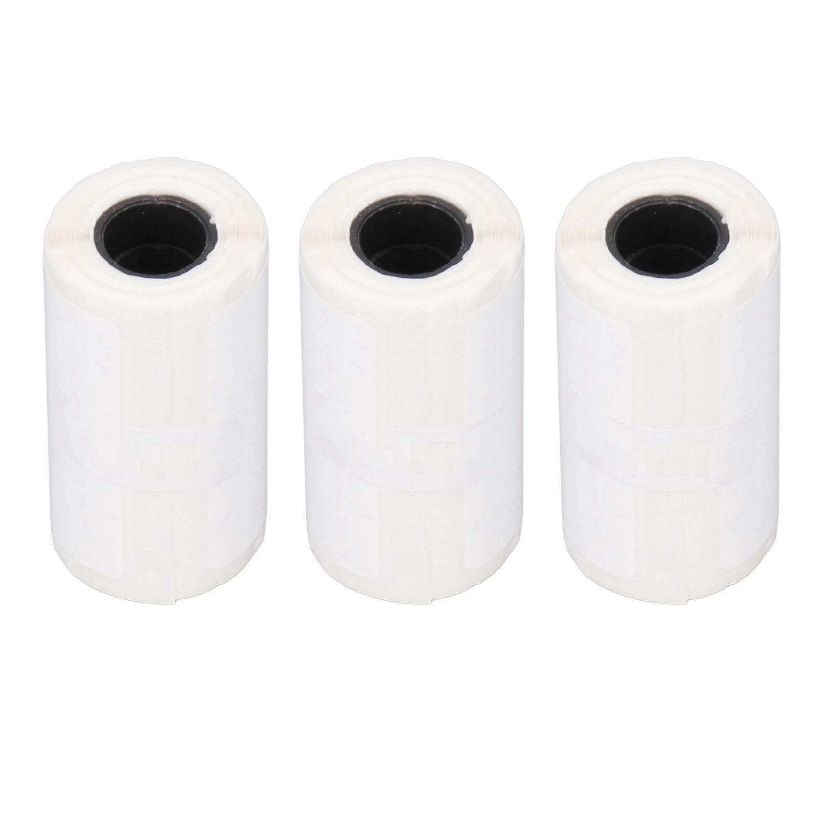3 Rolls Self Adhesive Thermal Paper Clear Printing Easy Peeling White Thermal Receipt Paper for